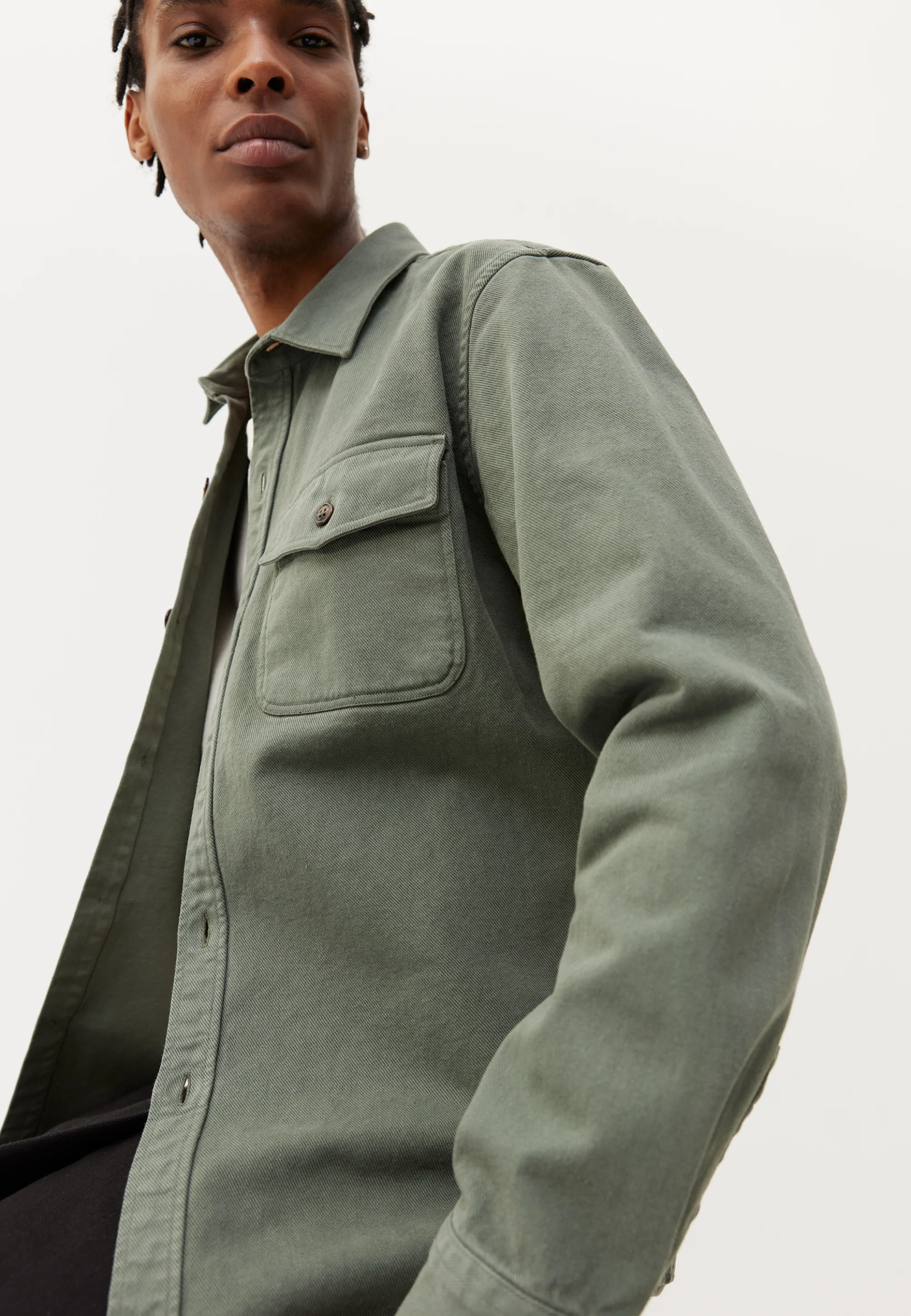 La surchemise en twill - Image 13