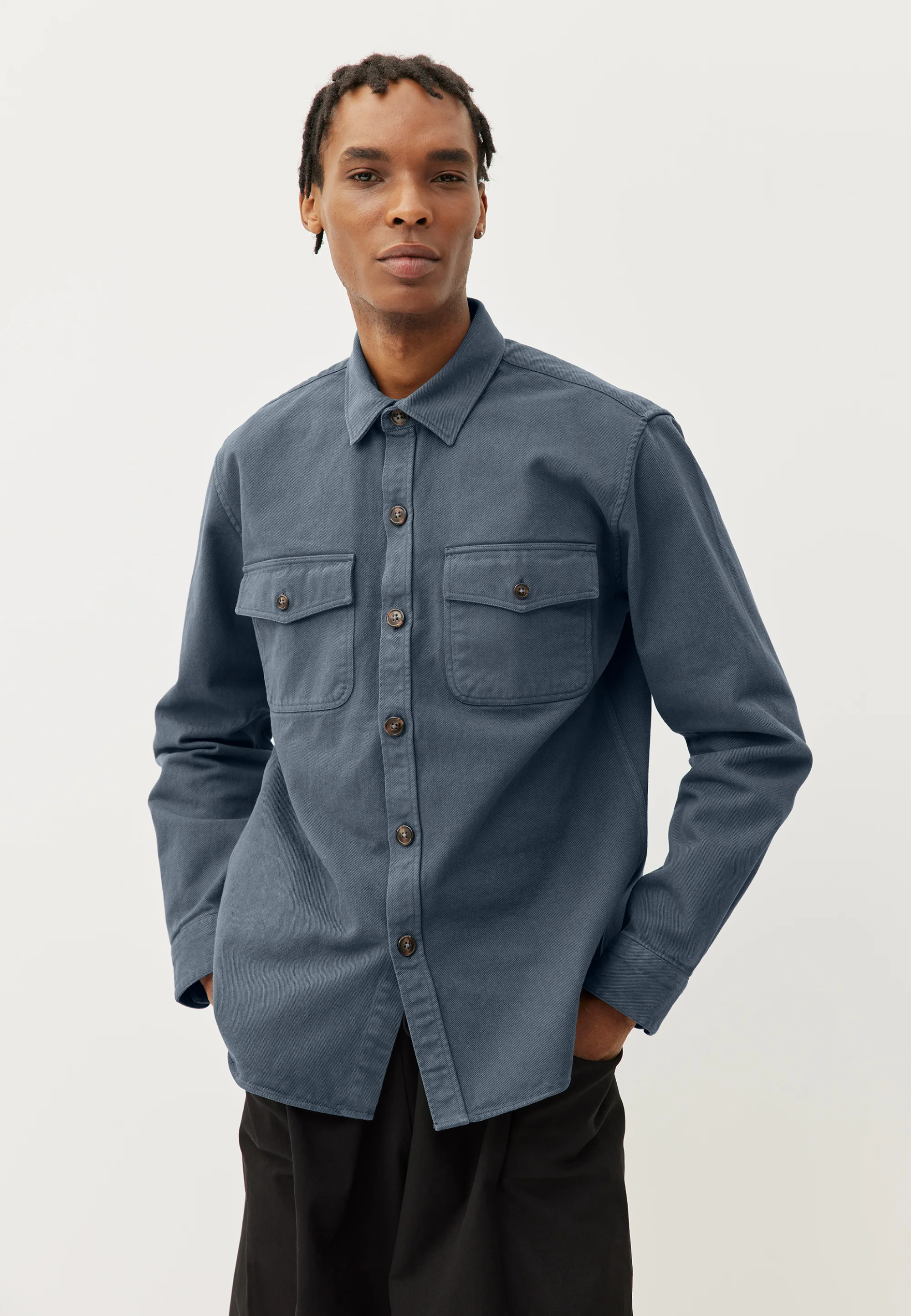 La surchemise en twill - Image 8